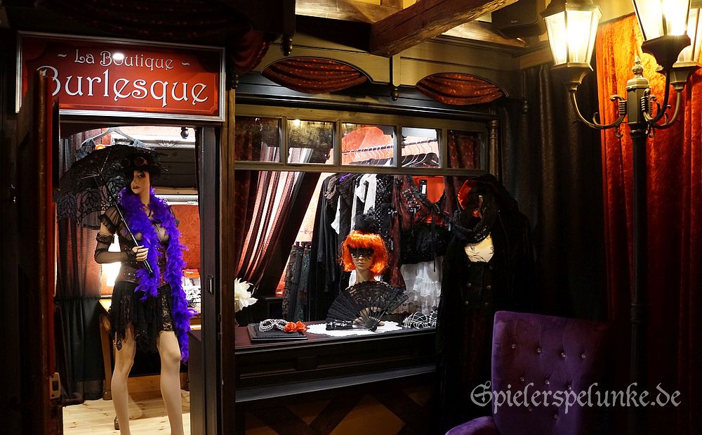 Die Boutique Burlesque in der Absinthstube der Spielerspelunke